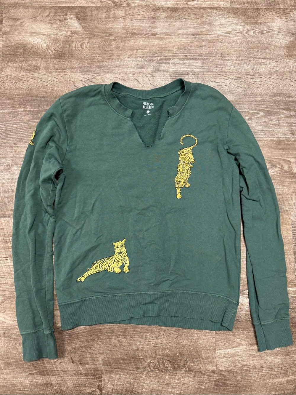 Back When Anthropologie Tiger Shirt Small